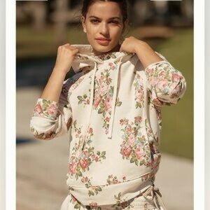 Anthropologie • Daily Practice Flower Hoodie S NWOT